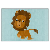 かわいい漫画の内容獅子切り盤 カッティングボード (正面)