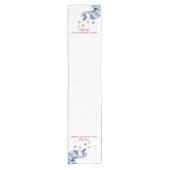 かわいい漫画の動物 ショートテーブルランナー (正面)