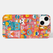 かわいい漫画の動物 Case-Mate iPhoneケース (裏面 (横))