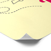 かわいい漫画の好奇心を育む名言 幼稚園 ポスター (角)