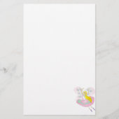 かわいい漫画の妖精 便箋 (正面)