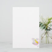 かわいい漫画の妖精 便箋 (スタンド正面)