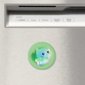 かわいい漫画の子猫 マグネット (インサイチュ (食洗機))