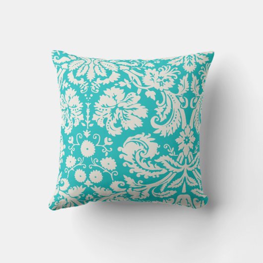 かわいい漫画の孔雀 クッション (裏面)