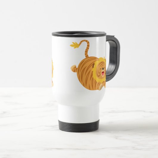 かわいい漫画の弾みリガーコミューターマグ トラベルマグ (正面右)