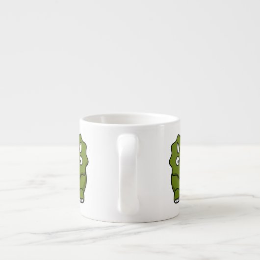 かわいい漫画の恐竜 エスプレッソカップ