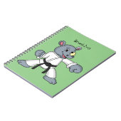 かわいい漫画の日野カンフー漫画 ノートブック (左側)