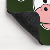 かわいい漫画の牛 |かわいいファーム動物マウスパッド マウスパッド (コーナー)