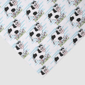 かわいい漫画の牛 薄葉紙 (詳細)