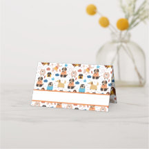 かわいい漫画の犬のテーマ誕生日パーティー