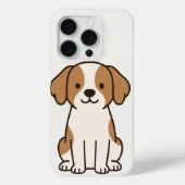 かわいい漫画の犬のiPhoneケース Case-Mate iPhoneケース (裏面)
