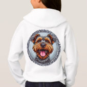 かわいい漫画の犬 (裏面)