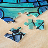 かわいい漫画の犬 ジグソーパズル (側面)