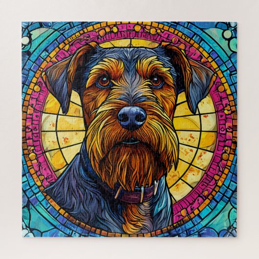 かわいい漫画の犬 ジグソーパズル (縦)