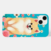 かわいい漫画の犬 Case-Mate iPhoneケース (裏面 (横))