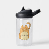 かわいい漫画の猫の名前を追加CamelBak Eddy ウォーターボトル (左面)