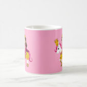 かわいい漫画の王女 コーヒーマグカップ (中央)