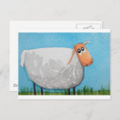 かわいい漫画の羊ゴードン・ブルース・アート ポストカード (正面/裏面)