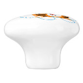 かわいい漫画の虎遊準備 セラミックノブ (側面)