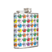 かわいい漫画の虹のヒツジ フラスク (右)