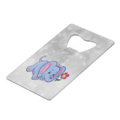 かわいい漫画の象 クレジットカード栓抜き (裏面アングル)