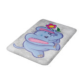 かわいい漫画の象 バスマット (アングル)