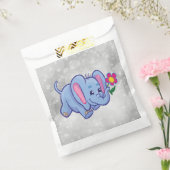 かわいい漫画の象 フェイバーバッグ (封をした状態)