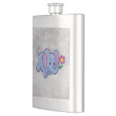 かわいい漫画の象 フラスク (左)