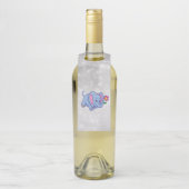 かわいい漫画の象 ボトルネックタグ (ボトル)