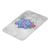 かわいい漫画の象 マグネット (左側)