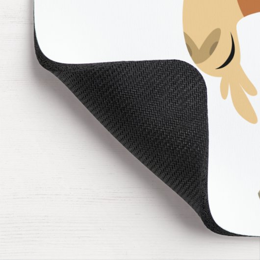 かわいい漫画の連続したヤギの子供のマウスパッド マウスパッド (コーナー)