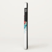 かわいい漫画の陽気なサンタクロースが漕ぎ船に乗っている Case-Mate iPhoneケース (裏面/左)