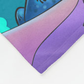 かわいい漫画の魚のフリースブランケット フリースブランケット (角)