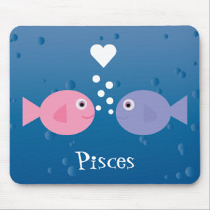 かわいい漫画の魚類の魚のカスタム マウスパッド