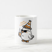 かわいい漫画の鳥をもっとエスプレッソ 面白い コーヒー  コーヒーマグカップ (中央)