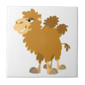 かわいい漫画の2つのハンプドキャメルタイル タイル (正面)