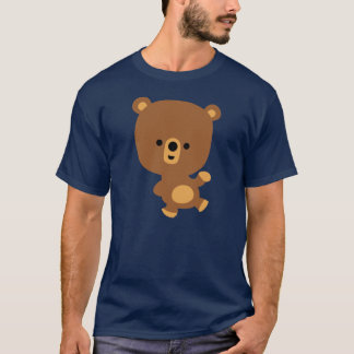 かわいい漫画の「よいVibe」くまのTシャツ Tシャツ
