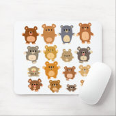 かわいい漫画はmousepadに耐えます マウスパッド (マウス)