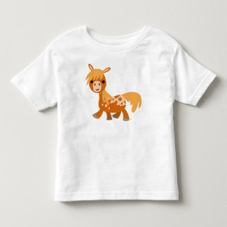 かわいい漫画アパロオサポニーの子供たちTシャツ トドラーTシャツ