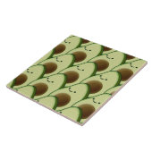 かわいい漫画アボカド装飾個人 タイル (側面)