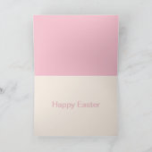 かわいい漫画イースターバニー&シック卵 シーズンカード (内部)