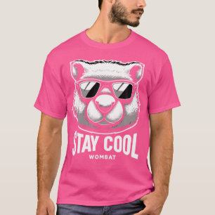 かわいい漫画ウォンバットラバーおもしろいウォンバットオーストラリア Tシャツ