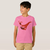 かわいい漫画カンガルーの子供たちTシャツを飛ぶ Tシャツ (正面フル)