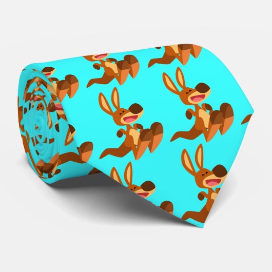 かわいい漫画カンガルーJoeyネクタイ ネクタイ (ロール)