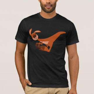 かわいい漫画カンガルーTシャツ Tシャツ