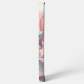 かわいい漫画キツネのバレンタインデー SAMSUNG GALAXYケース (左側面)