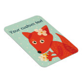 かわいい漫画キツネガール マグネット (右側)