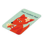 かわいい漫画キツネガール マグネット (左側)