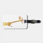 かわいい漫画キリン荷物タグ ラゲッジタグ (裏面横)