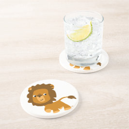 かわいい漫画コンテンツライオンコースター コースター